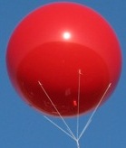 giant red balloon